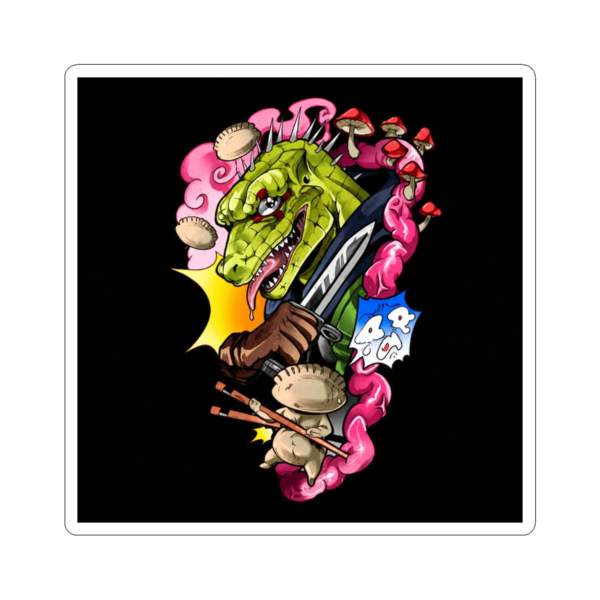 dorohedoro Sticker - alternate angle 3, merchandise
