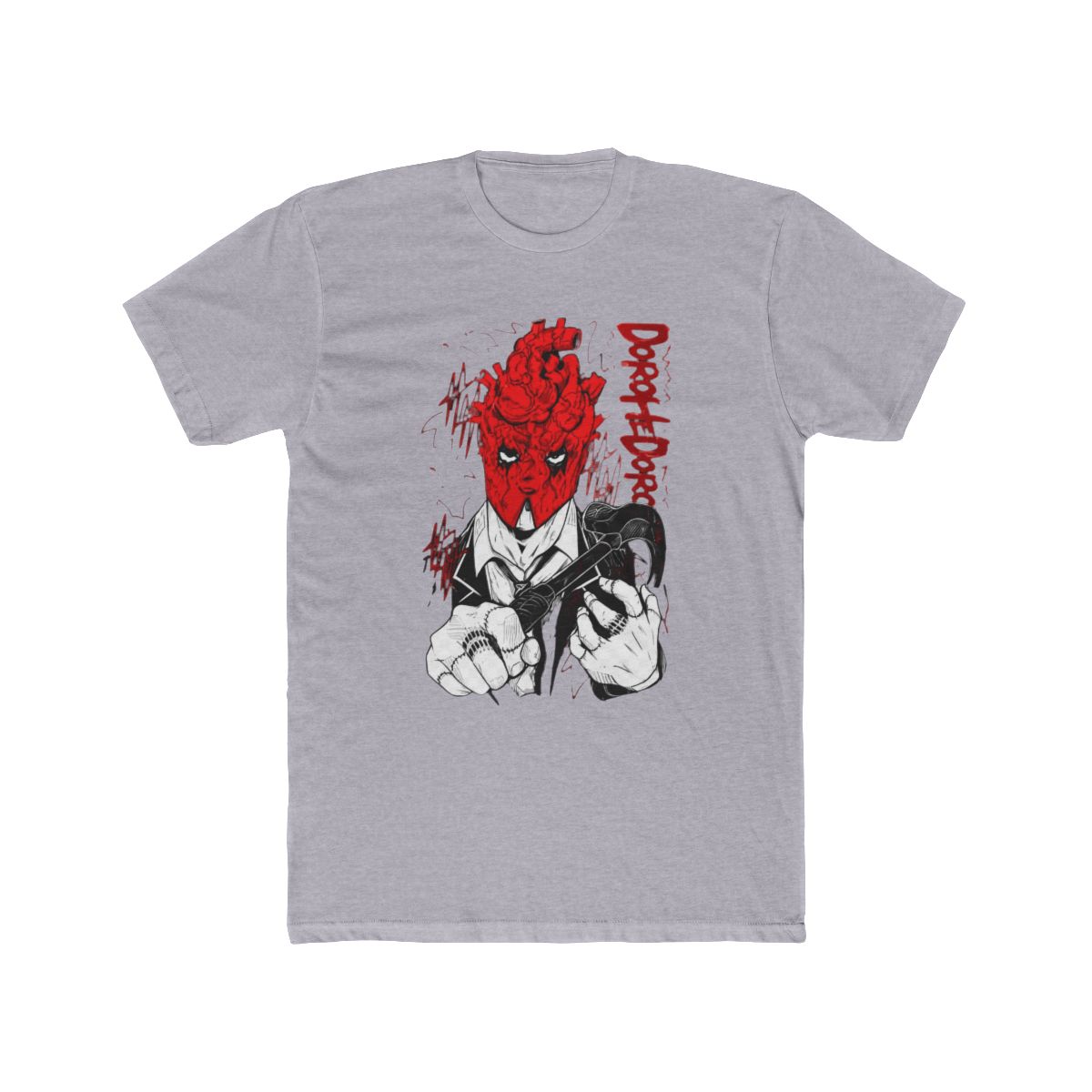 HUBGO Anime Dorohedoro Shin Kaiman Q Hayashida T Shirt Merch Casual Short Sleeved T Shirt Tee, Adult, Size: Small, Black - alternate angle 3, merchandise